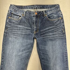 Aeropostale‎ Jeans Mens Sz 34x32 Straight Low American Cowboy Western Work Denim